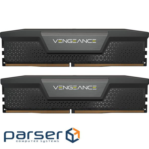 Модуль пам'яті CORSAIR Vengeance DDR5 6400MHz 96GB Kit 2x48GB Black (CMK96GX5M2B6400C32)