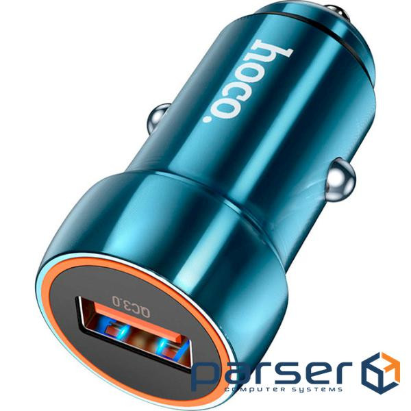Зарядний пристрій HOCO Z46 USB Sapphire Blue (6931474770288)