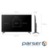 Телевізор 55", QLED, UHD, VIDAA KIVI 55U9000HB