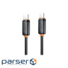 Дата кабель USB-C to USB-C 1.0m 60w black XO (NB-Q302B-CC.black)