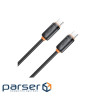 Дата кабель USB-C to USB-C 1.0m 60w black XO (NB-Q302B-CC.black)
