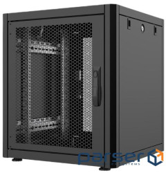 Шафа MIRSAN 19, 12U, GTN, перфоровані двері, 600x600 мм, максимально 1000 к (MR.GTN12U66DE.01 PRF63) (MR.GTN12U66DE.01 PRF63)