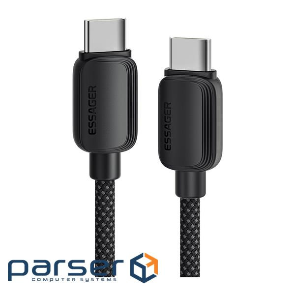 Дата кабель USB-C to USB-C 2.0m 100W black Essager (EXCTT1-WLA01-P)