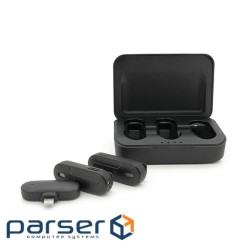 Петличний бездротовий мікрофон K83 (2шт)+ кейс, роз&apos,єм Lighting, вбудований (NX-PBM / K83 / 2)