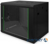 Шафа DIGITUS Wall Mounting Dynamic Basic, 19" 9U 600x450, RAL 9005 (DN-1909-U-EC-SW)