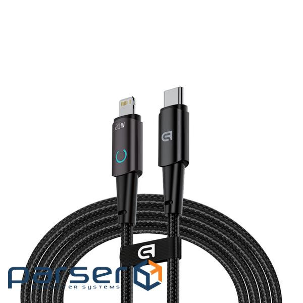 Дата кабель USB-C to Lightning 1.2m 20W black Armorstandart (ARM75865)