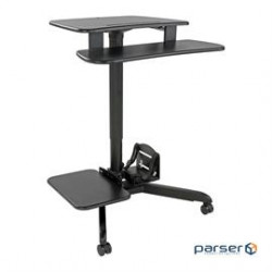 Tripp-Lite Accessory WWSSRDSTC Rolling Desk TV/Monitor Cart - Height Adjustable Retail