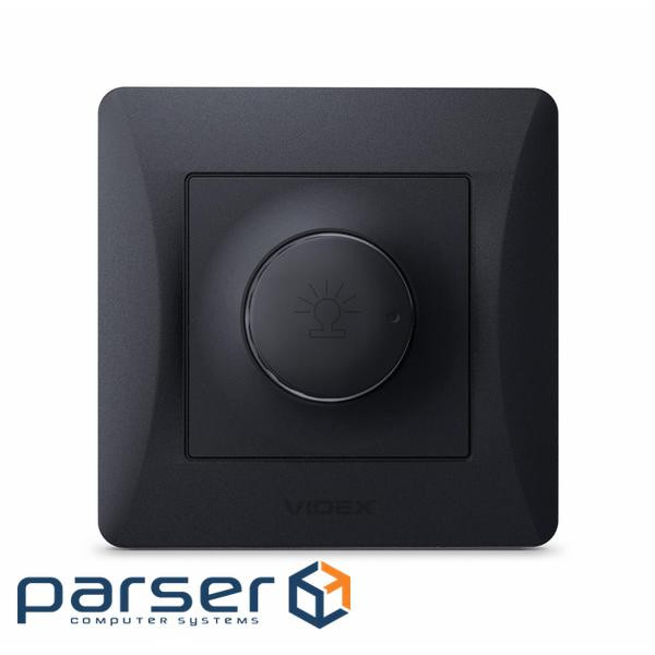 Світлорегулятор Videx BINERA 600Вт чорний граф (VF-BNDM600-BG)