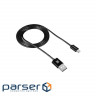 Дата кабель USB 2.0 AM to Lightning 1.0m Black Canyon (CNE-CFI1B)