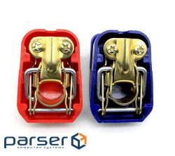 Клема для свинцево-кислотного акумулятора D1, мідь 1,5мм, 2 штуки в упаковці, ціна за упа (YT-39429) (YT-39429)