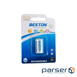 Акумулятор Beston CR123A (16340) 600mAh Lithium (AAB1844)