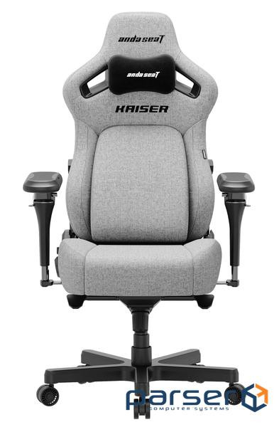 Крісло ігрове Anda Seat Kaiser 4 V2 Fabric Size XL Ash Grey (AD12YDDC-XLL-20-G-CF-03)