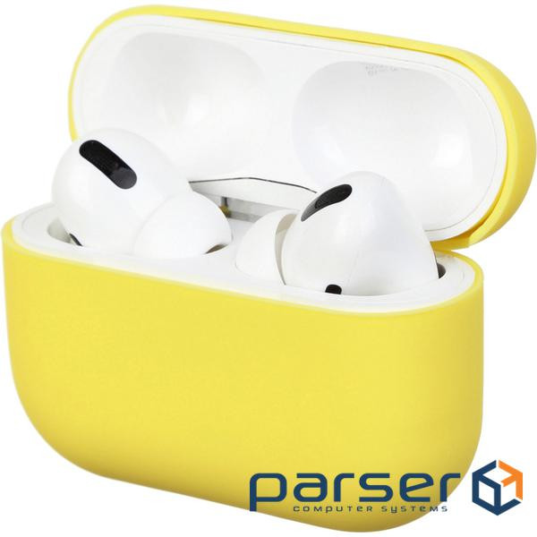 Чохол для навушників Armorstandart Ultrathin Silicone Case для Apple AirPods Pro Yellow (ARM55963)