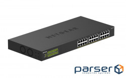 Network switch Cisco SG350X-48-K9-EU Тип - управляемый 3-го уровня, форм-фактор - в стойку, количество портов - 54, порты - SFP+, Gigabit Ethernet, комбинированный, возможность удаленного управления - управляемый, коммутационная способность - 176 Гбит/ с, размер таблицы МАС-адресов - 64000 Кб, корпус - Металический, 48x10/ 100/ 1000TX, 2хSFP+ Netgear GS324PP-100EUS