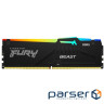 Модуль пам'яті KINGSTON FURY Beast RGB EXPO DDR5 5200MHz 32GB Black (KF552C40BB2A-32)