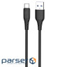 Кабель Proove GridLine USB to Type-C 3A (1m) black (CCGL15001201)