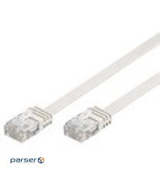 Патч-корд неекранованій RJ45 UTP5e 7.0m,patch AWG30/ 7 Flat D=1.5x6.0mm,білий (75.09.3362-10)