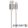 Кабель Proove Dense Metal USB to Type-C 3A (2m) white (CCDM20001222)
