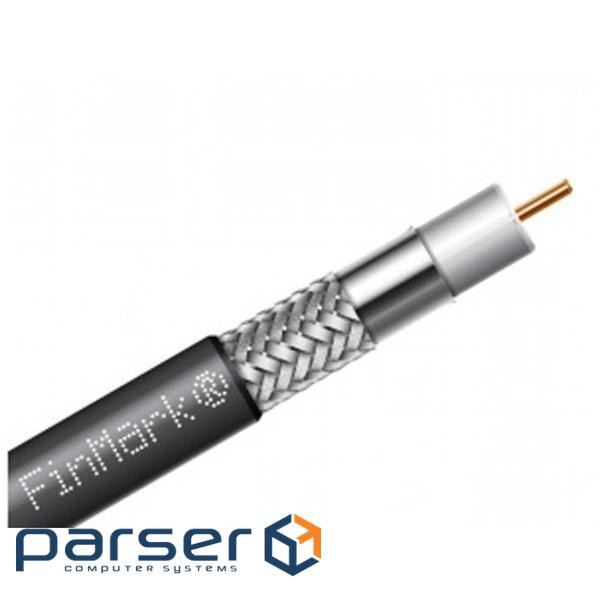 TV cable FinMark RG-660, CCS, 100m , black (F660BV_100_black)