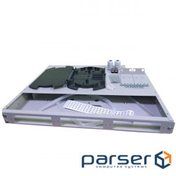 Патч-панель Crosver оптична 1U-24 з касетою (FOB 19/1-332/32-1-24)
