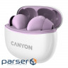 Навушники Canyon TWS-5 Purple (CNS-TWS5PU)