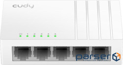 Комутатори Cudy FS105D, 5-Port 10/100 Mbps Desktop Switch