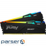 Модуль пам'яті KINGSTON FURY Beast RGB EXPO Black DDR5 6000MHz 16GB Kit 2x8GB (KF560C36BBEAK2-16)