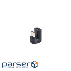 Перехідник обладнання USB Type-C M/F (адаптер),(USB3.0) U-type,чорний (62.09.8437-1) (62.09.8437-1)