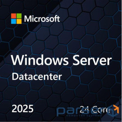 Примірник ПЗ Microsoft Windows Server 2025 Datacenter 24 Core англ, ОЕМ на DVD носії (EP2-25167)