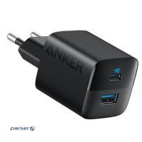 Charger Anker PowerPort 323 - 33W Dual-Port USB-C Black (A2331G11)