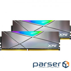 Модуль пам'яті ADATA XPG Spectrix D50 RGB Tungsten Gray DDR4 4133MHz Kit 2x8GB (AX4U41338G19J-DGM50X)