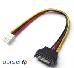 Перехідник живлення SATA=>4pin(малий), 0.2m, Пакет (YT-PA-0SATA=>4pin( (YT-PA-0SATA=>4pin(S)) (YT-PA-0SATA=>4pin( (YT-PA-0SATA=>4pin(S))