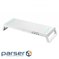 Підставка для монітора 2E GAMING, USB hub, backlight / RGB, White (2E-CPG-007-WT)