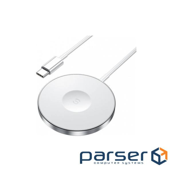 Зарядний пристрій Essager 2-in-1 wireless charger 15W magnetic for phone and earphones (EWXCX-YT02-Z)