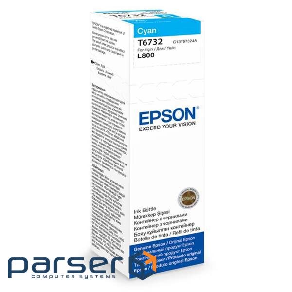 Контейнер із чорнилом Epson 673 cyan 70мл L800/1800 (C13T67324A)
