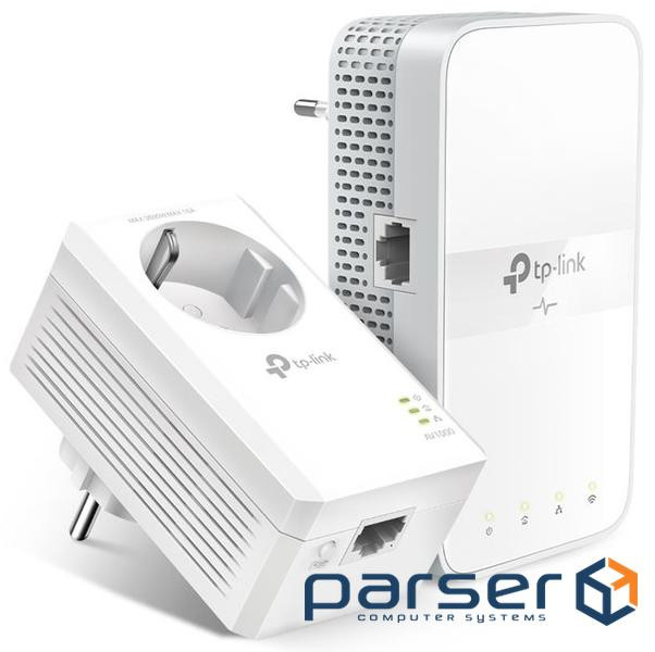 Адаптер Powerline TL-WPA7617KIT (TL-WPA7617 + TL-PA7017P) AC1200 AV1000 1xGE MESH р (,TL-WPA7617KIT)