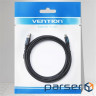 Дата кабель USB 2.0 AM to USB-C 1.0m 3A black Vention (COKBF)