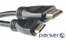 Кабель мультимедійний HDMI A to HDMI C (mini), 5.0m PowerPlant (KD00AS1246)