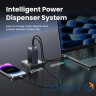 Зарядний пристрій Ugreen 3xUSB 65W (2xUSB-C+USB-A) Gan Nexode Fast Charger Grey X553 (35042)