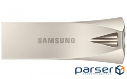 USB накопичувач Samsung 256GB USB 3.1 Bar Plus Champagne Silver (M (MUF-256BE3 / APC)