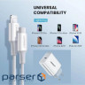 Зарядний пристрій Ugreen CD137 Type-C PD 20W Charger (White) (60450)