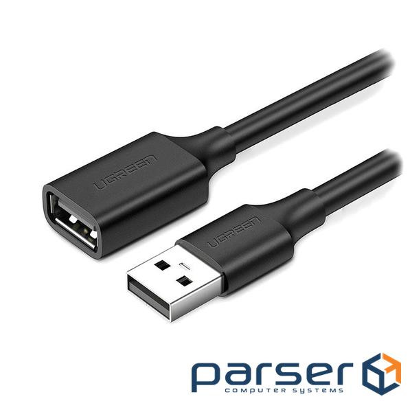 Кабель-подовжувач UGREEN US103 USB-A to USB-A Extension 2м Black (10316) (10316 black)