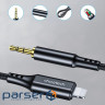 Кабель AUX Lightning - TRS Audio 3.5мм M/M 1м Choetech (AUX009)
