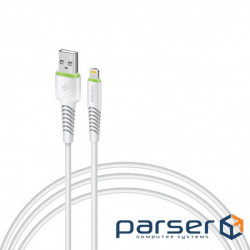 Date cable USB 2.0 AM to Lightning 1.2m CBFLEXL1 white Intaleo (1283126487460)