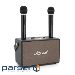 Колонка Kisonli G101 Bluetooth 5.0,Two microphone, 2х15W, 2400mAh, USB, DC: 5V / 1A, BOX, Bl (G101B)