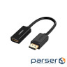 Перехідник Display Port M to HDMI F 4K30Hz black Ugreen (40363)