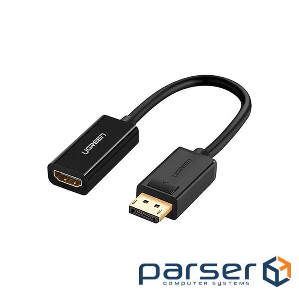 Перехідник Display Port M to HDMI F 4K30Hz black Ugreen (40363)