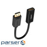 Перехідник Display Port M to HDMI F 4K30Hz black Ugreen (40363)