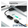 Перехідник Display Port M to HDMI F 4K30Hz black Ugreen (40363)