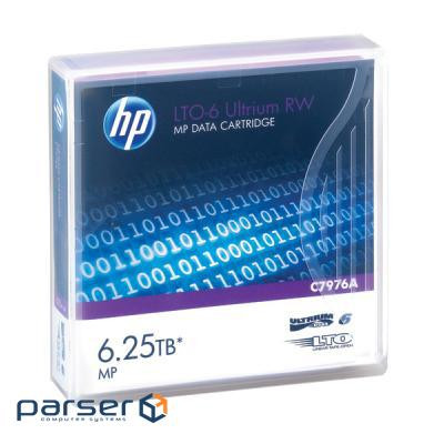 Data cartridge HP LTO-6 Ultrium 6.25TB MP RW Data Cartridge (C7976A)
